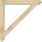 Ekena Millwork Traditional Arts & Crafts Rough Sawn Bracket, Douglas Fir, 4"W x 38"D x 38"H BKT04X38X38TRA03RDF - alternate 4